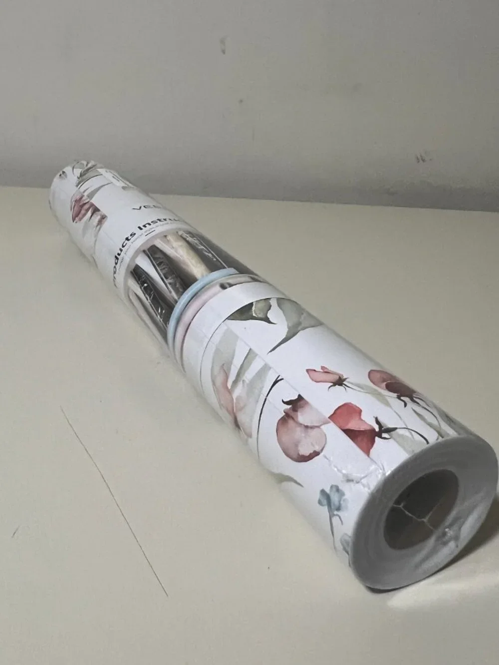 Watercolor Vintage Floral Peel and Stick Wallpaper (17.7